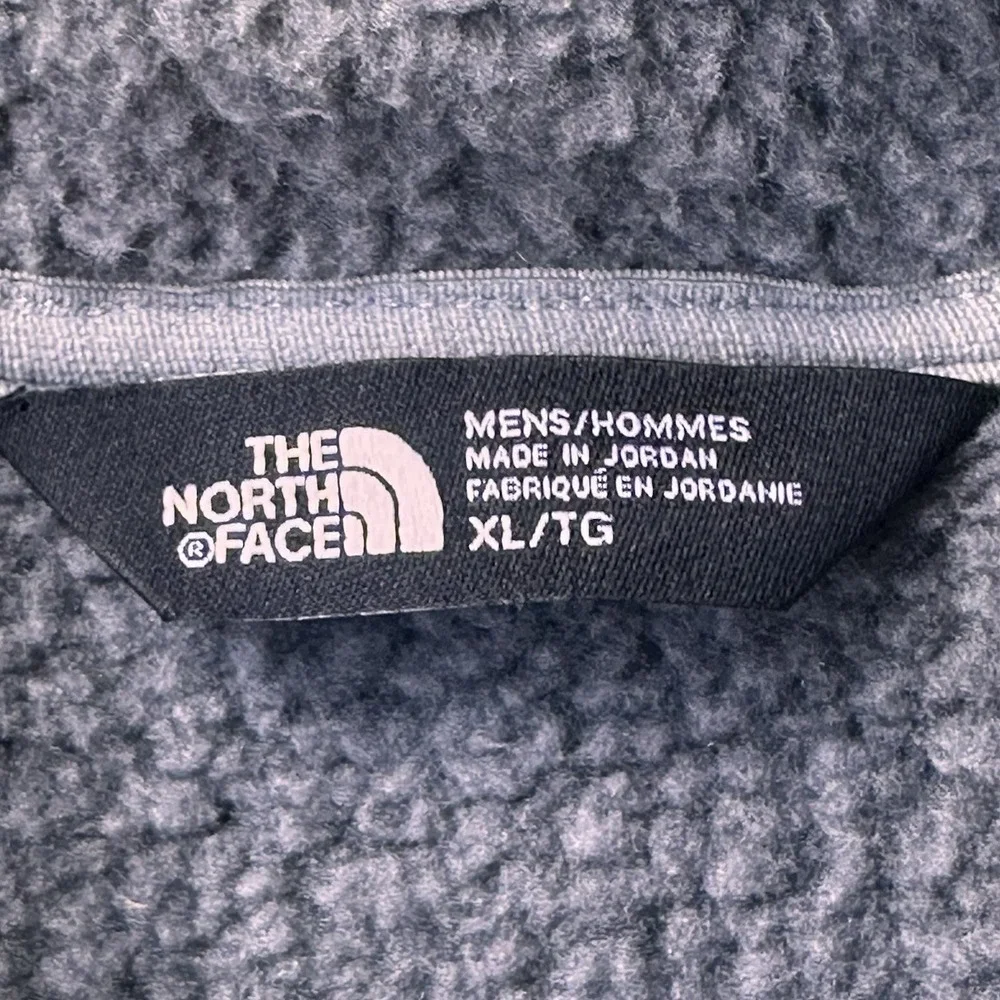 The North Face Gordon Lyons Vest Mens XL Gray Fleece Full Zip Outdoors NWT